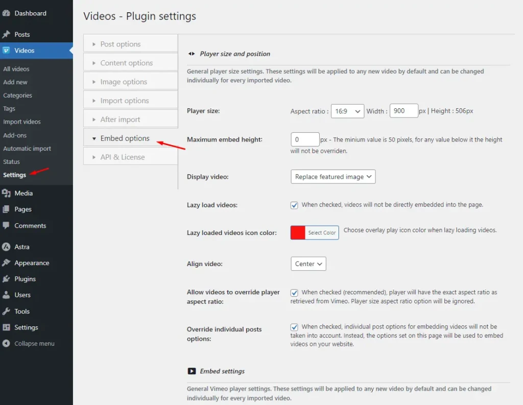 Vimeotheque WordPress Plugin Video Embedding in WordPress Posts And Pages Setup
